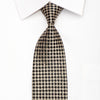 Roberta di Camerino Men’s Silk Tie Gold Checkered Sparkling 