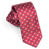 Roberta di Camerino Silk Neck Tie Blue & White Scotty Dogs 