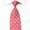 Roygen Men’s Crystal Rhinestone Necktie Cartouche On Red 