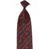 Tino Cosma Men’s Crystal Rhinestone Silk Necktie Red Chevron