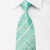 Ungaro Mens Rhinestone Silk Necktie Golden Cartouche On 