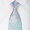 Ungaro Rhinestone Necktie Damask & Silver Chains On 